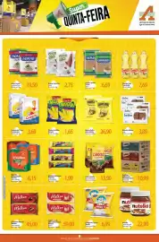 Folheto Atacadão Página 2: Concórdia - óleo de soja €7,69, Merilú - composto lácteo €6,99