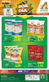 Folheto Atacadão Página 1: Pacote - arroz soltinho tipo 1 €26,90, Lar - coxa de frango congelada €6,19
