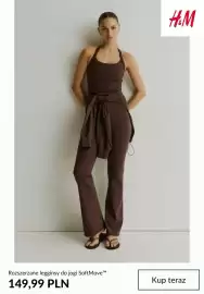H&M gazetka tydzień 39 Strona 10: Rozszerzane legginsy do jogi SoftMove H & M €149,99
