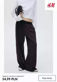 H&M gazetka tydzień 39 Strona 5: Joggersy z prostymi nogawkami H & M €54,99