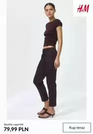 H&M gazetka tydzień 39 Strona 7: Spodnie cygaretki H & M €79,99