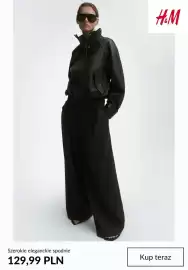 H&M gazetka tydzień 39 Strona 8: Szerokie eleganckie spodnie H & M €129,99