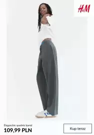 H&M gazetka tydzień 39 Strona 9: Eleganckie spodnie barrel H & M €109,99