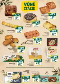 Billa leták Strana 12: Panfette světlý krájený chléb €99,90, Billa klub Mřížka pudink a jahody €12,90