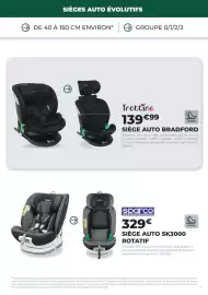 Catalogue Feu Vert page 4: Trottine SIÈGE AUTO BRADFORD €139,00, Sparco SIÈGE AUTO SK3000 ROTATIF €329,00