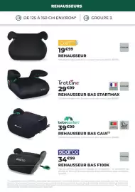 Catalogue Feu Vert page 7: REHAUSSEURS DE 125 À 150 CM ENVIRON* → GROUPE 3 Sparco CUSTO 19 €99 REHAUSSEUR Utilisation