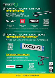 Catalogue Feu Vert page 8: PENSEZ-Y! → POUR VOTRE COFFRE DE TOIT: BARRES DE TOIT TROUVEZ LE MODÈLE ADAPTÉ À VOTRE VÉHICULE