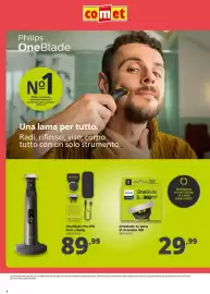 Volantino Comet Pagina 4: Philips OneBlade 3x lame di ricambio 360 €29,99, OneBlade Pro 360 Face + Body €89,99