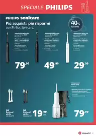 Volantino Comet Pagina 7: Idropulsore Serie 3000 Philips €79,99, W2 Optimal white €19,99