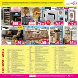 Volantino Satur Pagina 16: Mobile alto 3 ripiani 2 ante in legno MDF laccato €99,99, Cappuccinatore in acciaio inox €29,99