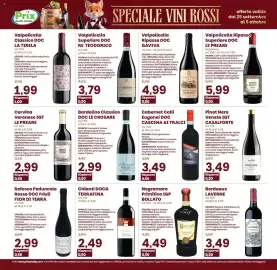 Volantino Prix Quality Pagina 15: Cabernet Colli Euganei DOC Cascina ai Tralci €3,49, Bardolino Classico DOC Le Crosare €2,99