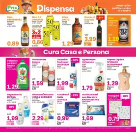 Volantino Prix Quality Pagina 19: Detersivo Pavimenti Lysoform €1,99, Birra Raffo Grezza €1,29