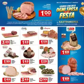 Volantino Sisa Pagina 11: Villani culatta con cotenna letto €3,49, Comal olive verdi saporite siciliane €0,99