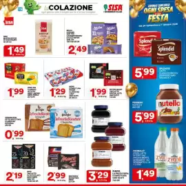 Volantino Sisa Pagina 15: Parmalat Zymil latte €1,49, Ritter Sport Tavolette Special Nuts Vari Gusti €1,99