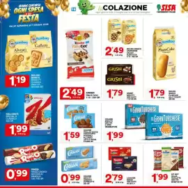 Volantino Sisa Pagina 16: Colussi Frollini Gocce Cioccolato Integrali All'Orzo Latte e Avena €1,59, Il Granturchese €1,99