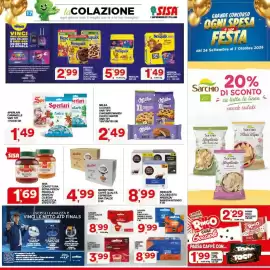 Volantino Sisa Pagina 17: Nesquik cereali classici con cioccolato €2,99, Milka Cookies €2,49
