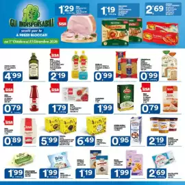 Volantino Sisa Pagina 22: Aurica tonno leggero €2,69, Delverde Granfetta classica €1,19