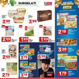 Volantino Sisa Pagina 25: Frosta piselli finissimi €2,79, Fidagel gamberi, cozze e vongole €2,69