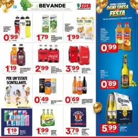 Volantino Sisa Pagina 27: Coca-Cola €2,99, OraSi bevanda di soia classica senza zuccheri €1,79