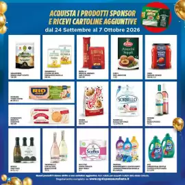 Volantino Sisa Pagina 4: Sorbello acqua naturale €0,59, Barilla pasta al bronzo €1,99