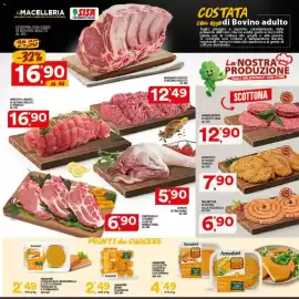 Volantino Sisa Pagina 9: Amadori Cotoletta Classica con Spinaci €4,49, Costata con osso di bovino adulto €16,90