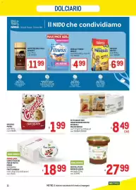 Volantino Metro Pagina 11: Gocci ole Pavesi €1,99, Nocciolata Bio Rigoni di Asiago €27,99