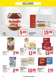 Volantino Metro Pagina 12: Cookies Cioko Latte €11,99, Piadina Snack €10,99