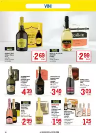 Volantino Metro Pagina 16: Cornaro Asolo Prosecco €3,49, Spumante brut Müller Thurgau Cavit €3,09