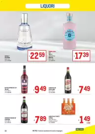 Volantino Metro Pagina 23: Bitter Aperitivo Select €9,49, Vermouth Rosso Carpano €7,89