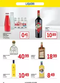 Volantino Metro Pagina 24: Tequila 40° Silver Patron €40,99, Limoncello IGP Piemme €10,49