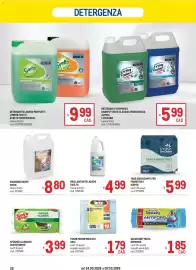 Volantino Metro Pagina 26: Panni microfibra blu Arix €1,79, Brillantante liquido Svelto €4,99