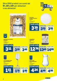 Volantino Metro Pagina 37: Strofinacci cotone neri ARO €12,74, Calice vino rosè Carrè Metro Professional €161,00