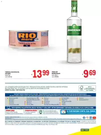 Volantino Metro Pagina 40: Vodka 38° Moskovskaya €9,69, Tonno all'olio di oliva Rio Mare €13,99