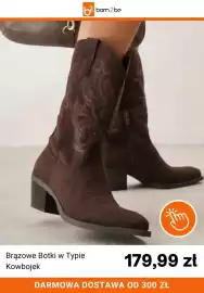 Born2be gazetka tydzień 39 Strona 2: Brązowe botki w typie kowbojek Born2be €179,99