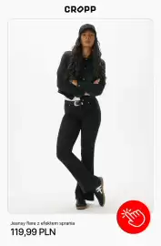 Cropp gazetka tydzień 39 Strona 3: Jeansy flare z efektem sprania Cropp €119,99