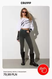 Cropp gazetka tydzień 39 Strona 5: Szare jeansy skinny z kieszeniami Cropp €79,99