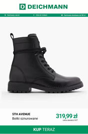 Deichmann gazetka tydzień 39 Strona 14: Botki sznurowane 5th Avenue €319,99
