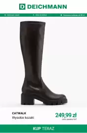 Deichmann gazetka tydzień 39 Strona 10: Wysokie kozaki Catwalk €249,99