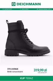 Deichmann gazetka tydzień 39 Strona 14: Botki sznurowane 5th Avenue €319,99