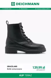 Deichmann gazetka tydzień 39 Strona 2: Botki sznurowane Graceland €139,99