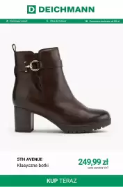 Deichmann gazetka tydzień 39 Strona 4: Klasyczne botki 5th Avenue €249,99