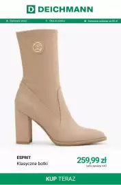 Deichmann gazetka tydzień 39 Strona 5: Klasyczne botki Esprit €259,99