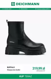 Deichmann gazetka tydzień 39 Strona 7: Klasyczne botki Buffalo €319,99
