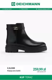Deichmann gazetka tydzień 39 Strona 8: Klasyczne botki S.Oliver €259,99