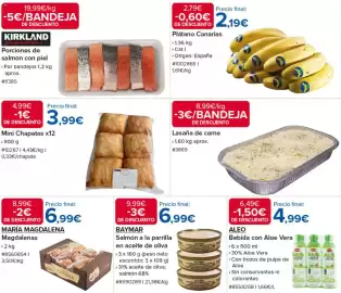 Catálogo Costco Página 2: Plátano Canarias €2,19, Mini Chapatas €3,99