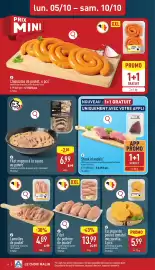 ALDI Dépliant week 41 Pagina 4: PRIX lun. 05/10 - sam. 10/10 MINI XXL Chipolatas de poulet, 4 pcs* viande belge de qualité
