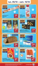 ALDI Dépliant week 41 Pagina 7: GRATUIT AVEC VOTRE APPLI -800 PTS lun. 05/10 - sam. 10/10 PIZZADEEG PÂTE À PIZZA PIZZATEIG
