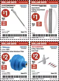 Harbor Freight Tools weekly ad Page 5: Heat-shrink tubing assortment €1,00