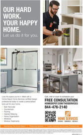 The Home Depot flyer week 39 Page 10: OUR HARD WORK. YOUR HAPPY HOME. Let us do it for you. HOME SERVICES 11 11 Love the