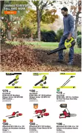The Home Depot flyer week 39 Page 4: Milwaukee M12 FUEL 8 in. 12V Lithium-Ion Brushless Cordless Hedge T... €249,00